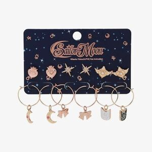 6x Sailor moon Earring Set